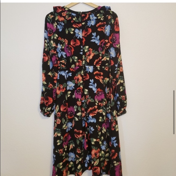 ❤️Lulu’s Beloved Blooms Floral Print MIDI Dress - Picture 6 of 8